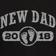 thumbnail image 3 of CafePress - New Dad 2018 Dark T Shirt - Men's Classic Graphic Cotton T-Shirt, 3 of 4