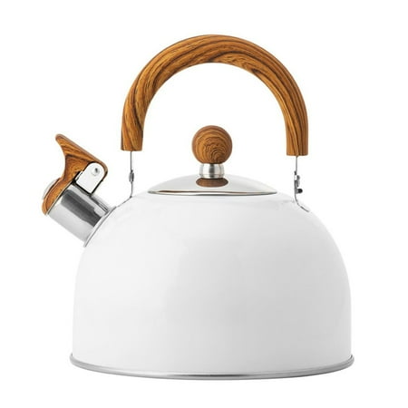 

Firxreer Stainless Steel Whistling Teapot with Handle for All Heat Sources