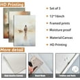 thumbnail image 4 of 3 Pcs Jesus Wall Art Jesus Walking on Water Canvas Wall Decor Jesus Leaves The 99 Sheep Pictures Prints Christian Posters for Living Room Bedroom Church Home Decorations（Only canvas）, 4 of 6