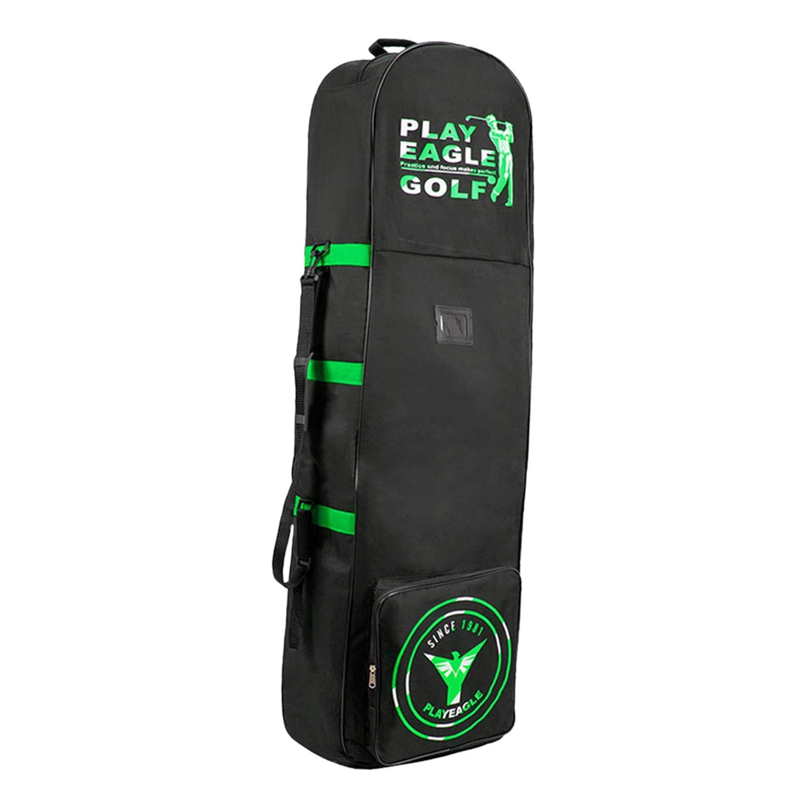 harayaa Airline Golf Travel Bag Golf Travel Cover Zipper Foldable Storage Bag Golf Clubs Green
