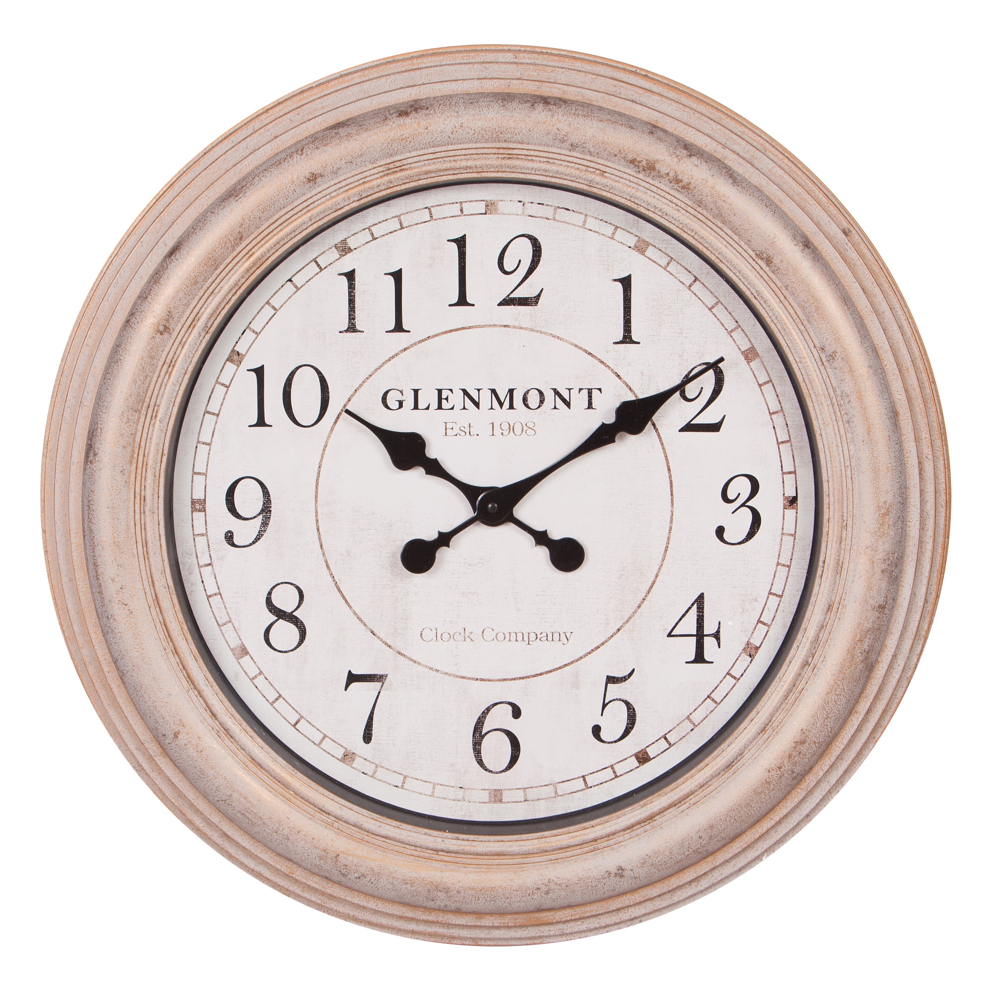 Patton Wall Decor 24 Round Distressed Champagne Framed Wall Clock   9ca69b05 Fd15 487e Aac6 812639dafb5f 1.3e95781c8f908a1cfc21036c96e631b6 