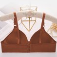 thumbnail image 4 of EaskTriop Bras Women's B-Cup Solid Color Ribbed Pattern Back-Closure Adjustable Straps Lightweight Breathable Comfortable Wire-Free Bra, 4 of 6