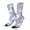 White, variant on Cartoon Poodle Dog Crew Socks for Men & Women, Breathable Casual Athletic Ankle Socks