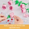 thumbnail image 4 of Set de construcción de ramos de flores EWED Rose, paquete de 6 unidades para mujeres y niñas, 4 of 7