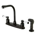 thumbnail image 1 of Kingston Brass FB755DPLSP Paris Centerset Kitchen Faucet, Oil Rubbed Bronze, 1 of 2