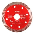 thumbnail image 1 of Red Diamond Saw Blade For Cutting Concrete Granite Marble Tile Stone 105mm, 1 of 9