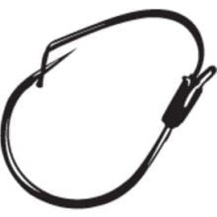 Gamakatsu Finesse Wide Gap Weedless Hook, Size 1, 4 Pack