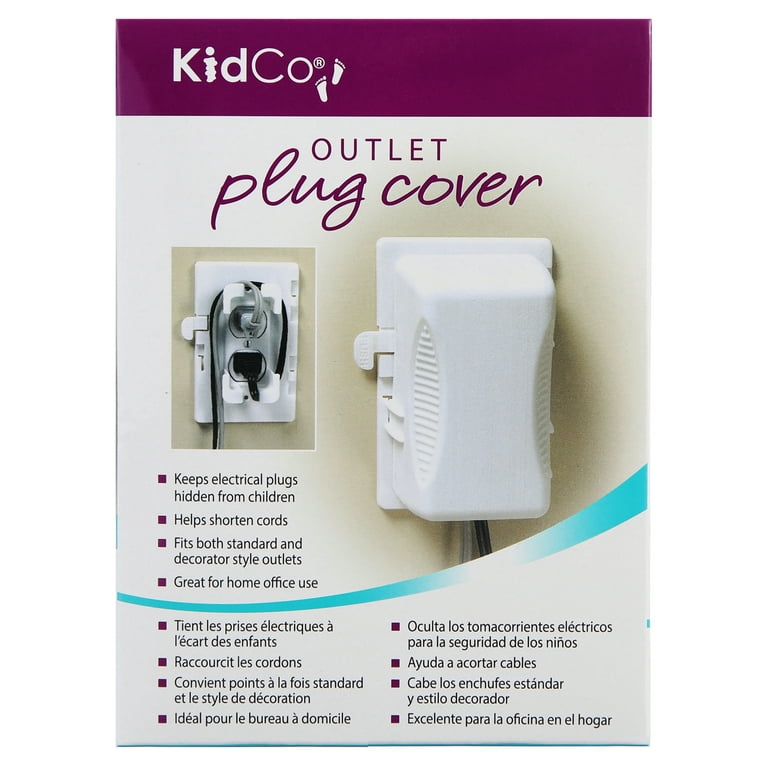 KidCo Outlet Plug Cover, White