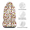 thumbnail image 5 of Pofeuu Colorful Fishes Print Automotive Car Seat Covers Flat Cloth Full Set Seat Covers,Car Seat Covers front seats for Cars Trucks and SUVs(Two packs), 5 of 7
