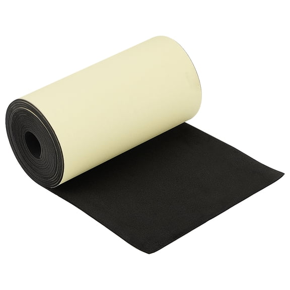 118x7.87 Inch Black Self Adhesive EVA Foam Roll 2mm Thick Waterproof Foam Rubber Sheet DIY