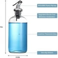 Reduced Kitchenware HXROOLRP 16 Ounce Glass Mouthwash Dispenser Clear