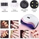 thumbnail image 2 of Secador de uñas con lámpara UV de 168 W, lámpara profesional para uñas, secado rápido, 4 temporizadores (10/30/60/99 s), 36 LED, pantalla LCD grande, base desmontable para uñas semipermanentes., 2 of 5