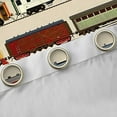 thumbnail image 4 of jejeloiu Train Steam Engine Black Out Curtains,Western Train Transportation Curtains Pack of 2 (42x63 Each),Brown Orange Red Bedroom Curtains For Teens,Ultra Soft Home Decor, 4 of 6