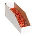 thumbnail image 3 of Top Pack Supply Cajas de basura con parte superior abierta, 3"" x 12"" x 4 1/2"", color blanco (paquete de 50), 3 of 4