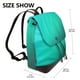 thumbnail image 2 of Fotbe Turquoise Light Blue Mochila Bolso con Estampado para Mujer, Mochila Antirrobo de Nylon Impermeable, Bolsa Ligera de Hombro, 2 of 4