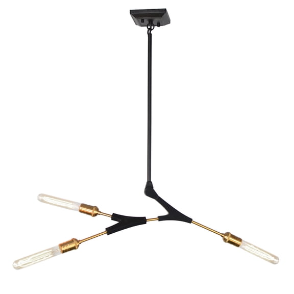 AC11533-Artcraft Lighting-Filiali - 3 Light Chandelier     -Traditional Installation