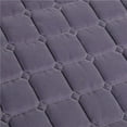 thumbnail image 3 of Falda de lino para camilla de masaje de spa de 190 x 80 cm, sábana de belleza con agujero Gris morado, 3 of 9