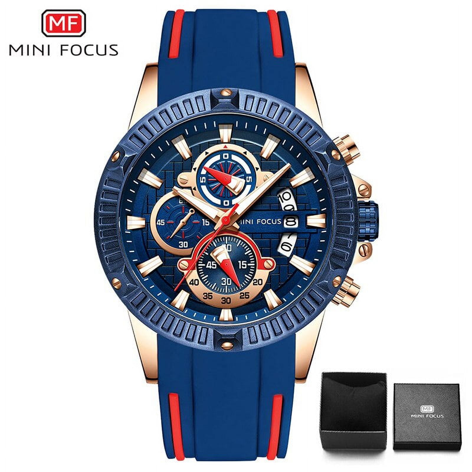 Men's Watches Sport Watch Men Waterproof Quartz Silicone Strap