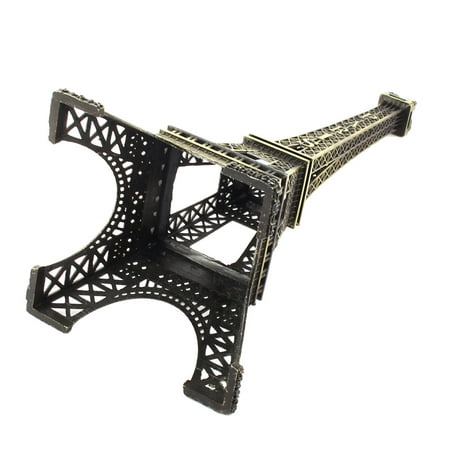 9 8 Height Bronze Tone France Miniature Eiffel Tower Model Desk