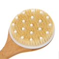 thumbnail image 3 of Long Handle Bath Brush Exfoliating Body Scrubber Skin Massage Cleaning Back Shower Brush, 3 of 5