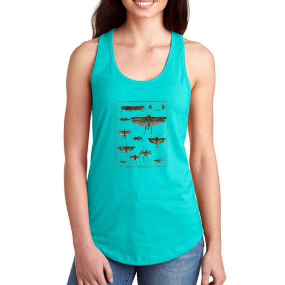 Insects Encyclopedia Racerback Tank Women -Denis Diderot Designs, Female x-Small