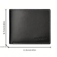 thumbnail image 5 of Personalized Men's Vintage Wallet - Custom Name Engraved Bifold Short Design - Gift for Dad/Husband on Birthday & Anniversary, 5 of 8