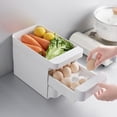 thumbnail image 3 of Huevos Para Nevera, Cajón Para Huevos, Bandeja Para Huevos, Caja De Almacenamiento Fresca Para Huevos Domésticos Para Nevera, Contenedor De Almacenamiento De Huevos Yuarrent HA044297-01, 3 of 6