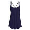 thumbnail image 6 of BLOCLOALO Camisole Tops for Women Womens Blouses Casual Summer Tank Tops for Womens Sleeveless T Shirts Casual Clothes Flowy Tops for Women Loose Tank Tops for Women Sleeveless Tops Navy Xxl, 6 of 6
