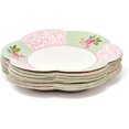 thumbnail image 4 of Gift Boutique 36-Piece Floral Paper Tea Cup and Saucer Set, Disposable Party Dinnerware, 4 of 7