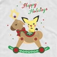 thumbnail image 2 of Men's Pokemon Christmas Pichu Rocker  Tank Top White X Large, 2 of 4