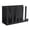 Black, variant on Suodoka Mail Organizer Metal Stylish Hollow Design Desktop Mail Holder for Bills Letters Papers, Office Desk Organization Storage, Gold