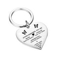 thumbnail image 2 of ABPWLY Porte-Clés en Acier Inoxydable pour la Fête des Mères de Ma Maman, Cadeaux pour Maman, Accessoires de Porte-Clés en Liquidation, Porte-Clés pour les Jours du Canada, 2 of 3