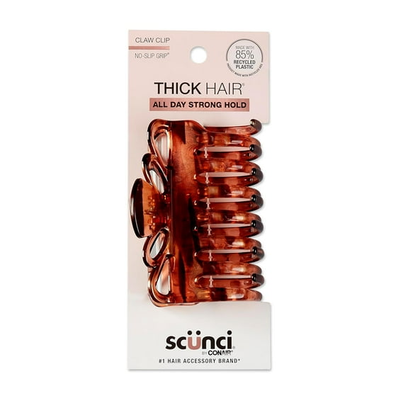 Scunci No Slip Crown Clip for Thick Hair 1 ea (Pack of 3)
