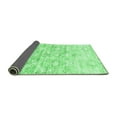 thumbnail image 2 of Ahgly Company Indoor Rectangle Abstract Emerald Green Contemporary Area Rugs, 5' x 7', 2 of 4