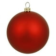 thumbnail image 2 of Vickerman 6" Gold Matte Ball Ornament, 4 per Bag, 2 of 2