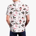 thumbnail image 3 of Balery Dachshund Dog Puppy Printed Men’s Short Sleeve Polo Shirt, Midweight Men's Shirt,Golf Polo shirts -4X-Large, 3 of 8