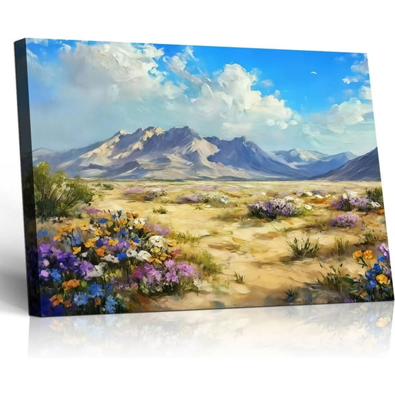 Japanese Canvas Wall art Painting Large Waterfall Scenery Poster Print Wrap Canvas Artwork Nature Scenery Abstract Blue Waterfall Zen Art Print Living Room Bedroom Office Decor(Only canvas)