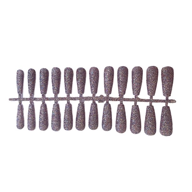 Minnieouse 24 piezas de uñas postizas, parche para uñas, puntas de uñas, decoración de manicura rosa Type3 NO3 Minnieouse CE012049-03