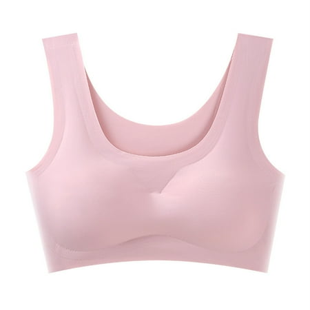 

Tshirt Bras For Women No Underwire Ultra Thin Ice Silk Comfy Beauty Back Yoga Gym Running Workout With Removable Pads Light Pk1 Sports Bra XXL