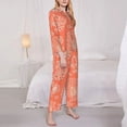 thumbnail image 4 of Disketp Pajamas Set Long Sleeve Sleepwear Womens Button Down Nightwear Pj Sets-He Marine Theme With Beautiful Corals, 4 of 9