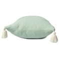 thumbnail image 3 of Ox Bay Amai 20" x 20" Gossamer Green Ultra-Soft Turkish Cotton Adult Decorative Throw Pillow, 3 of 5