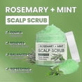 thumbnail image 4 of Sea Salt Scalp Exfoliator with Rosemary and Mint for Dandruff Relief, Itchy Scalp Care, and Hair Buildup Removal Solution, 4 of 5
