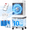 Fragrance Airflow - White, variant on KTO 4-in-1 Evaporative Air Cooler 2500CFM Portable Swamp Cooler Fan with 10gal Detachable Tank for Outdoor Indoor Use