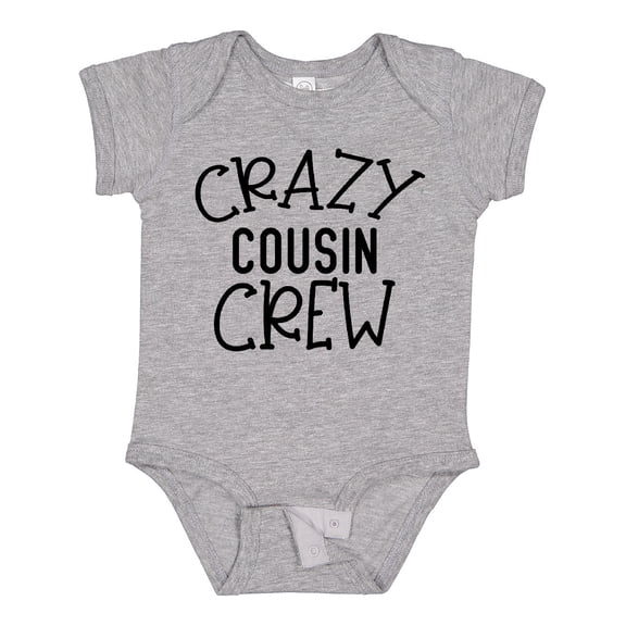 Inktastic Crazy Cousin Crew Boys or Girls Baby Bodysuit