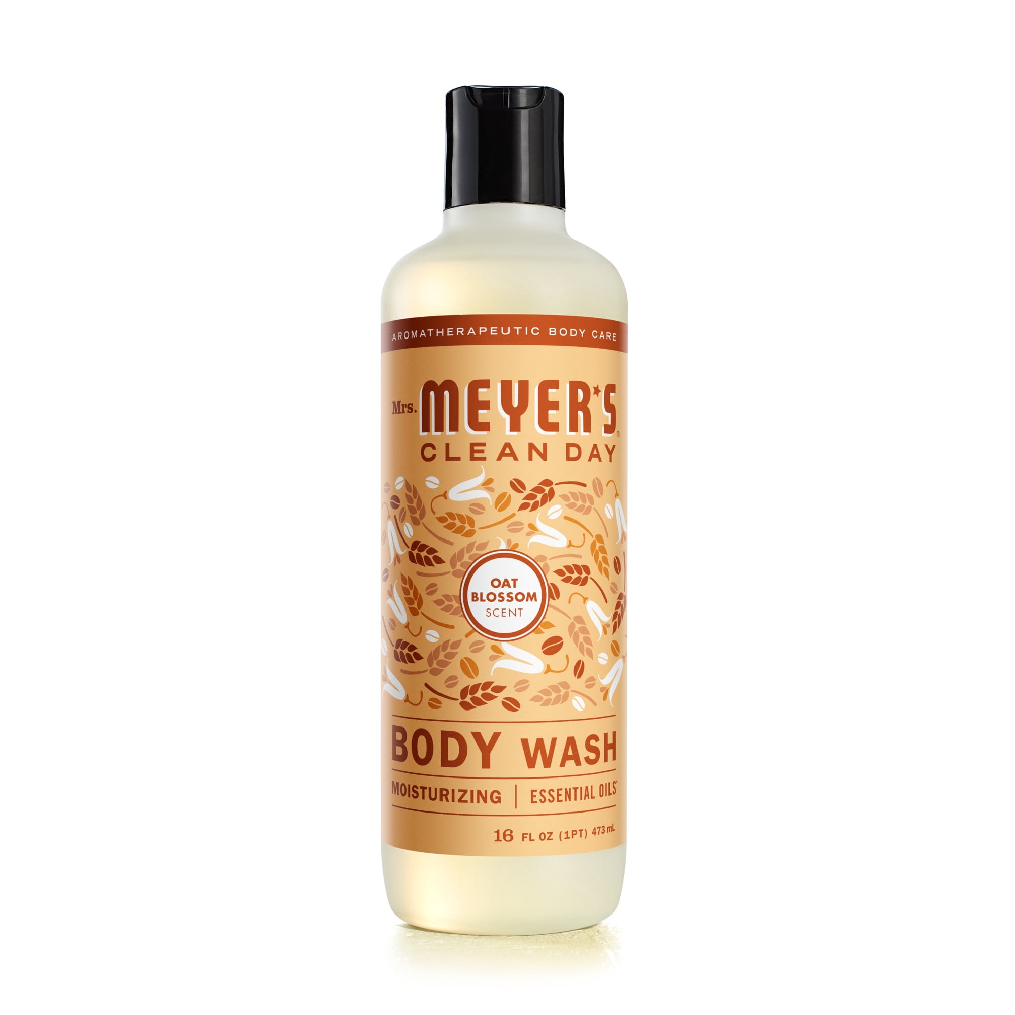 Mrs. Meyer's Clean Day Body Wash, Oat Blossom Scent, 16 Ounce Bottle