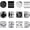 C Silver Black (Round CZ Square CZ Round), variant on 6 Pairs Stainless Steel Magnetic Stud Earrings for Men Clip on Earring Magnetic Earring Unisex Non Piercing CZ Magnet Studs Diamond Earrings for Women Men