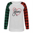 thumbnail image 4 of Nouveaux Hauts pour Femmes 2023 Mode Grande Taille Col Rond T-Shirt à Manches Longues Automne Imprimé Blouse Ample Hauts Chemise à Manches Longues pour Femmes, 4 of 5