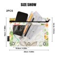 thumbnail image 3 of Cute Koala with Kiwi Fruit 2 Pack Pencil Pouch for 3 Ring Binder Smooth Zipper Folders with Pockets Clear Window Pencil Case, 3 of 6