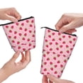 thumbnail image 3 of Lsque Strawberries Pattern Telescopic Pencil Bag Pen Holder Stationery Case, Stand-up Retractable Transformer Bag Organizer, 3 of 6