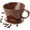 Brown, variant on Pour Over Coffee Dripper, Non Electric Pour Over Coffee Maker, Porcelain Slow Brewing Accessories for Home, Cafe, Restaurants, Easy Manual Brew Maker, Brown